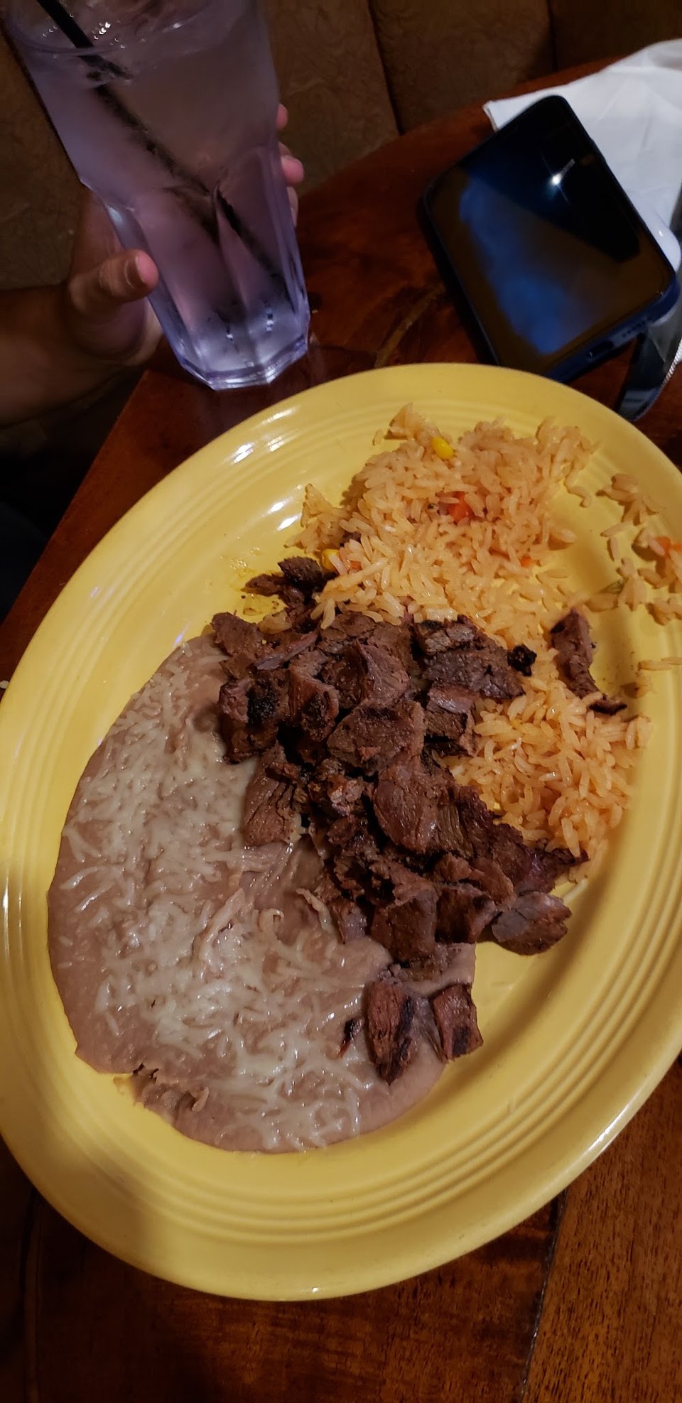 Carne Picada with Beans and Rice